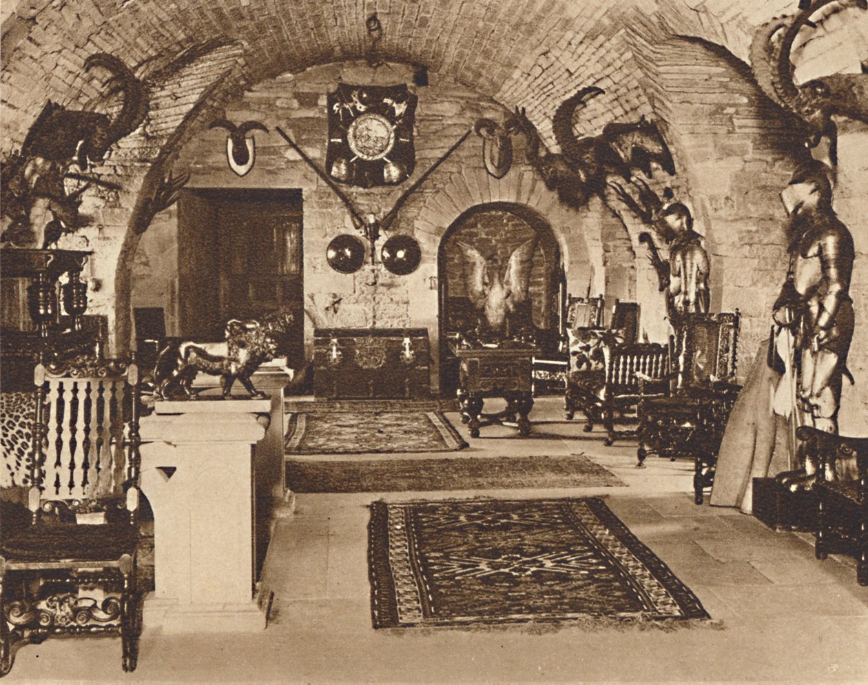 地穴，格拉米斯城堡，c1933 1937年 作者 不明