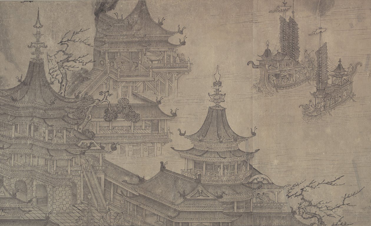 大明宫，15世纪初。 作者 不明