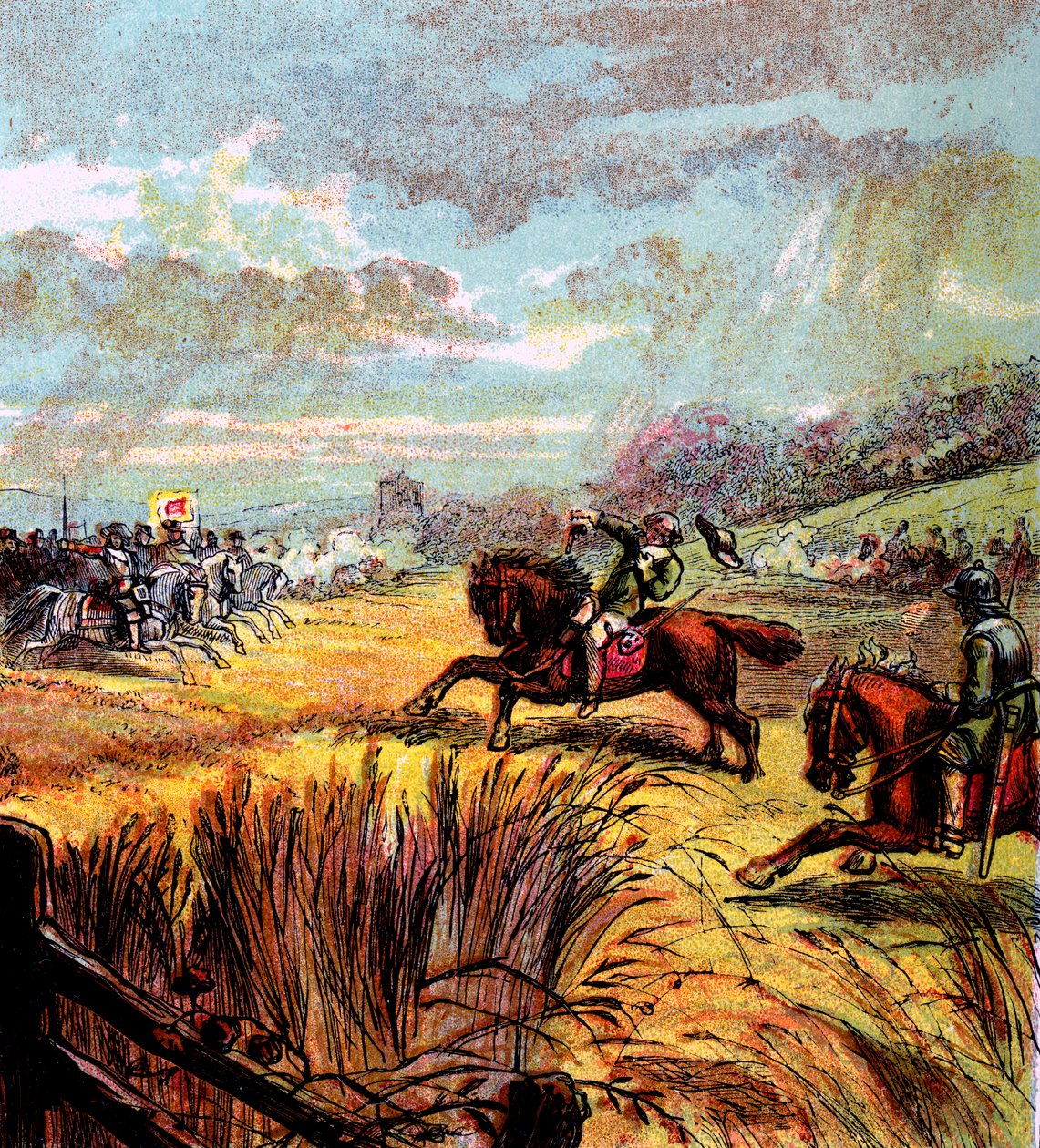 约翰·汉普顿之死，1643年，c1850 作者 不明