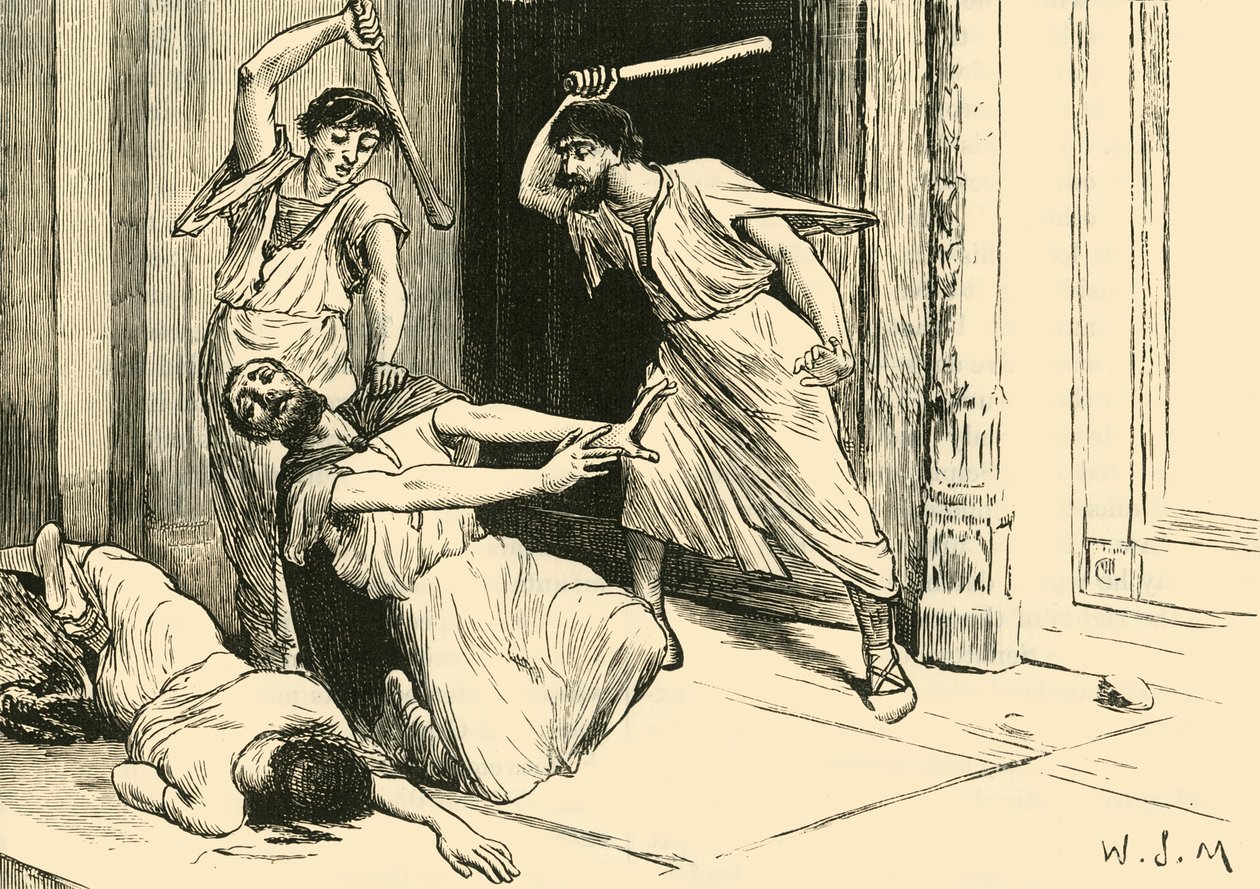 提比略·格拉丘斯之死，1890年。 作者 不明