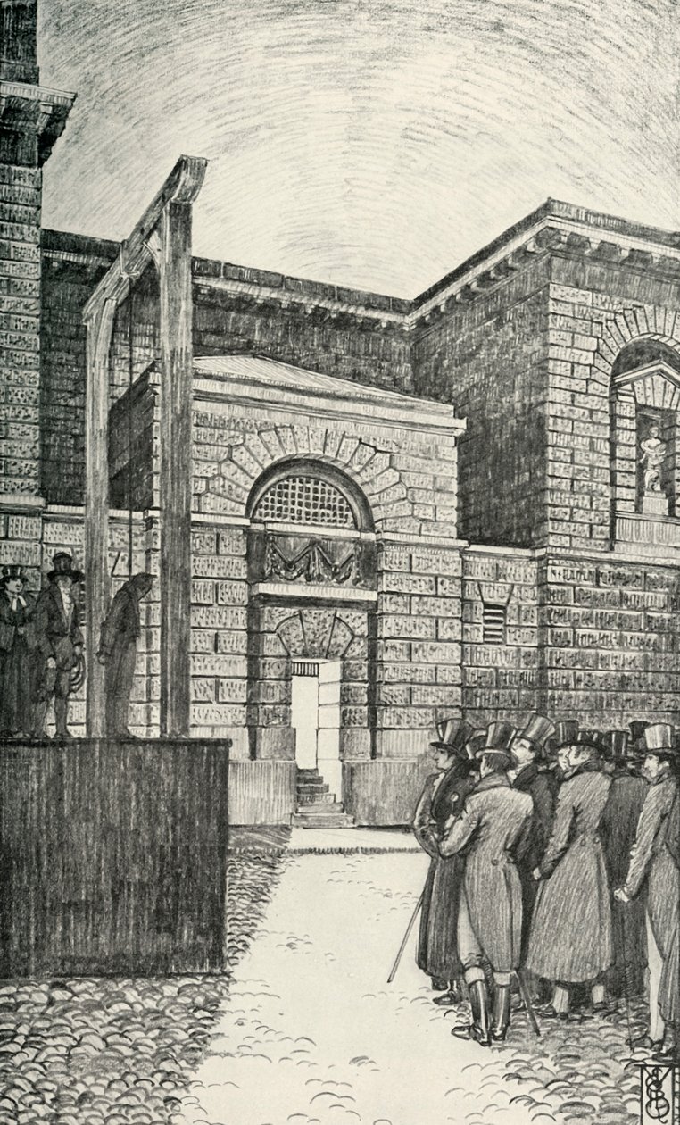 债务人之门，伦敦纽盖特监狱，1821年，1938年 作者 不明