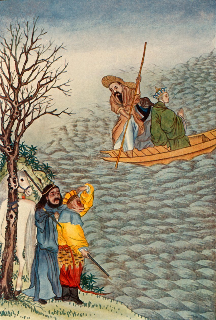 黑水河的恶魔们带走了主人》，1922年。 作者 不明