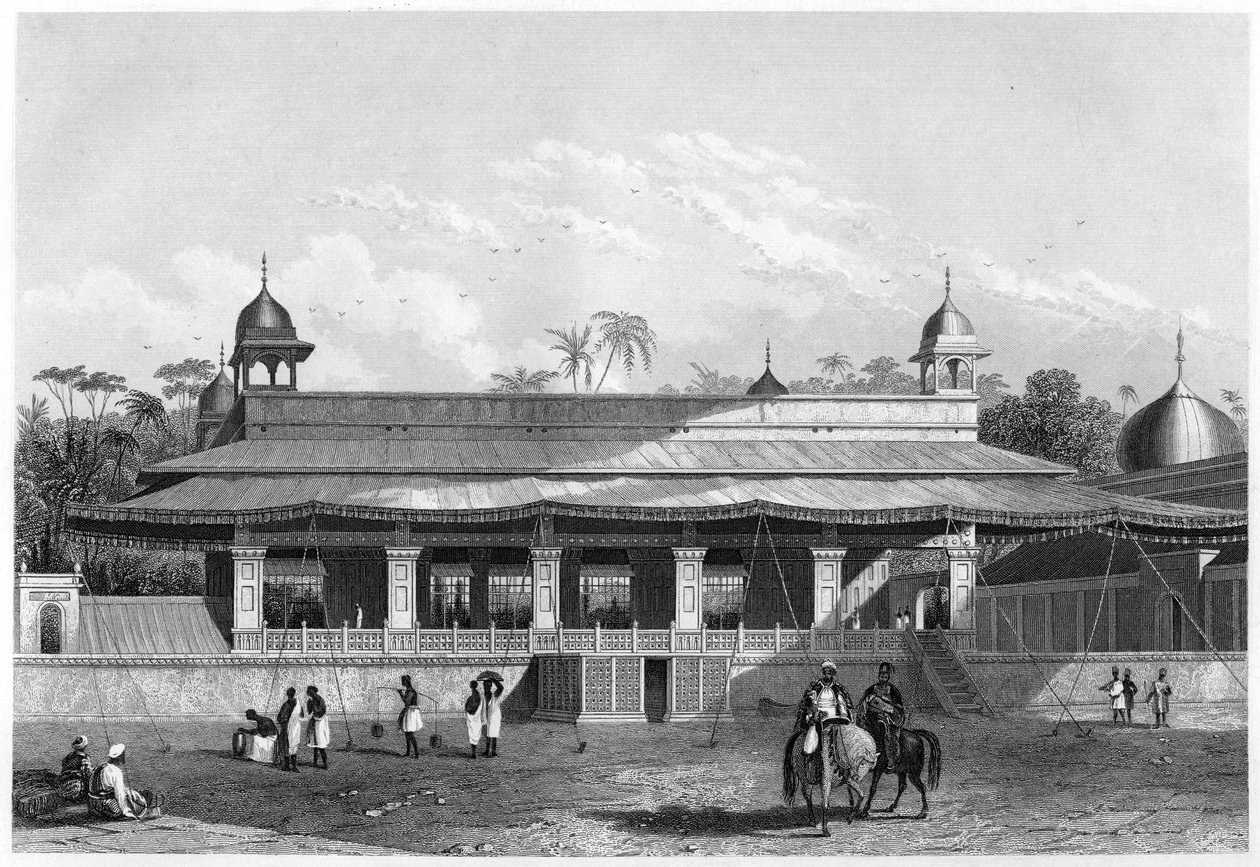 德瓦斯汗（Dewas Khan），观众席，德里，约1860年 作者 不明