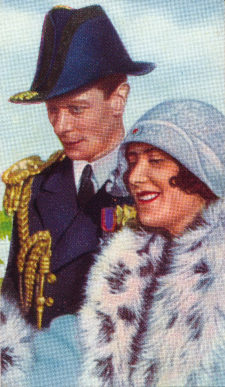 约克公爵和公爵夫人后来在1927年的Austra巡回演出中，国王乔治六世和伊丽莎白女王 作者 不明
