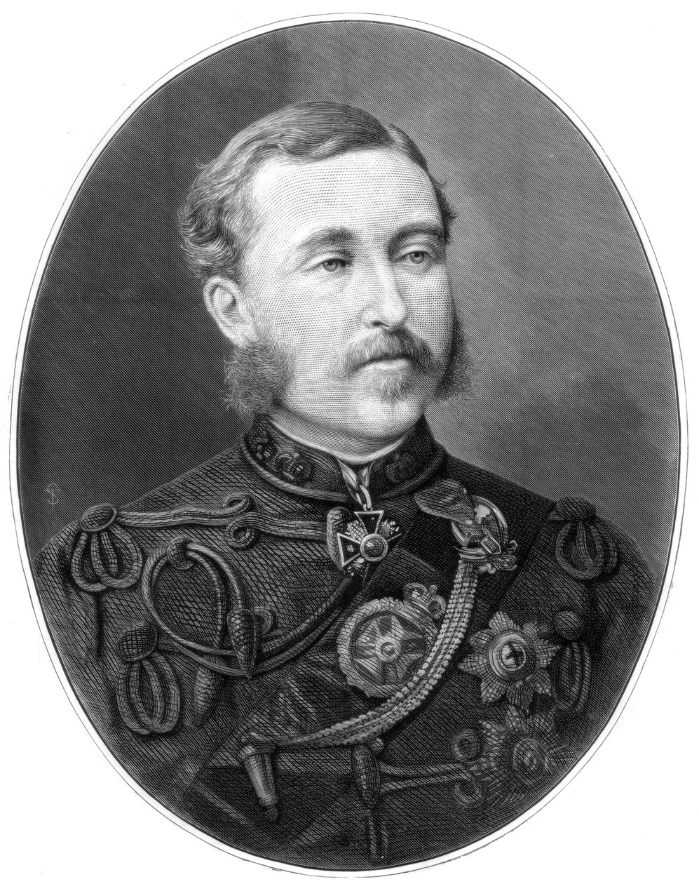 康诺特公爵，英国士兵，1875年 作者 不明