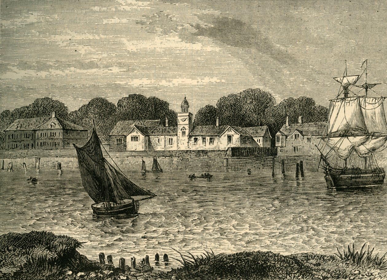 诺福克公爵施舍教堂，1796年，建于1878年。 作者 不明