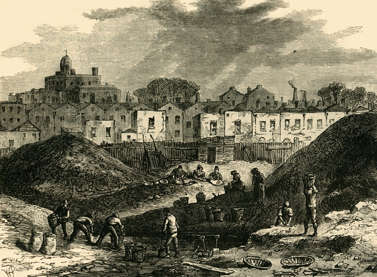 尘土堆，萨默斯镇，1836年，建于1876年。 作者 不明
