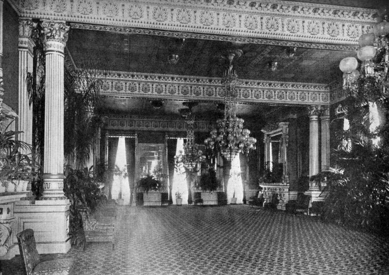 美国华盛顿特区，白宫东室，1908年 作者 不明