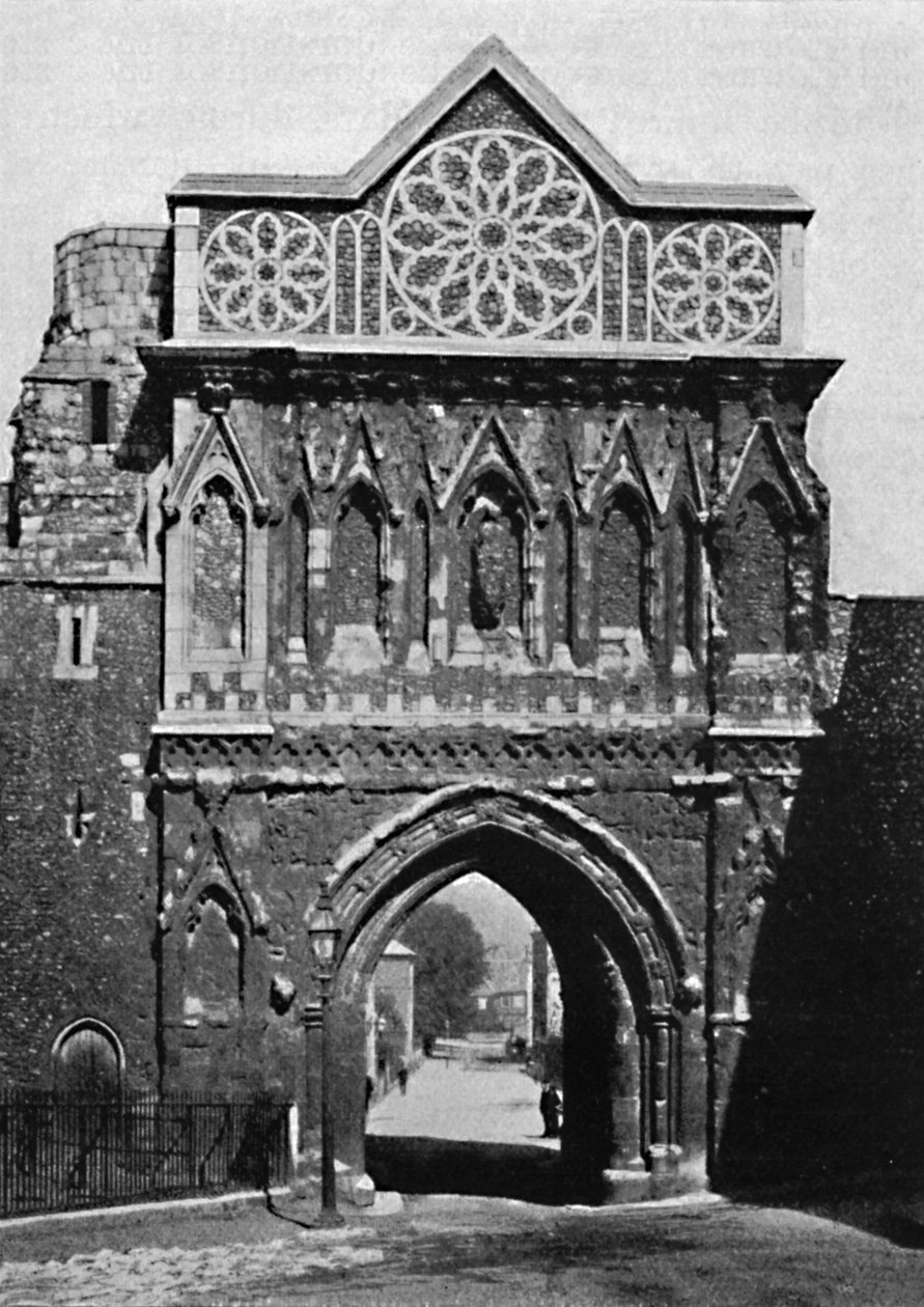 埃里伯特门（Ethelbert Gate），诺里奇，1892年，1903年 作者 不明