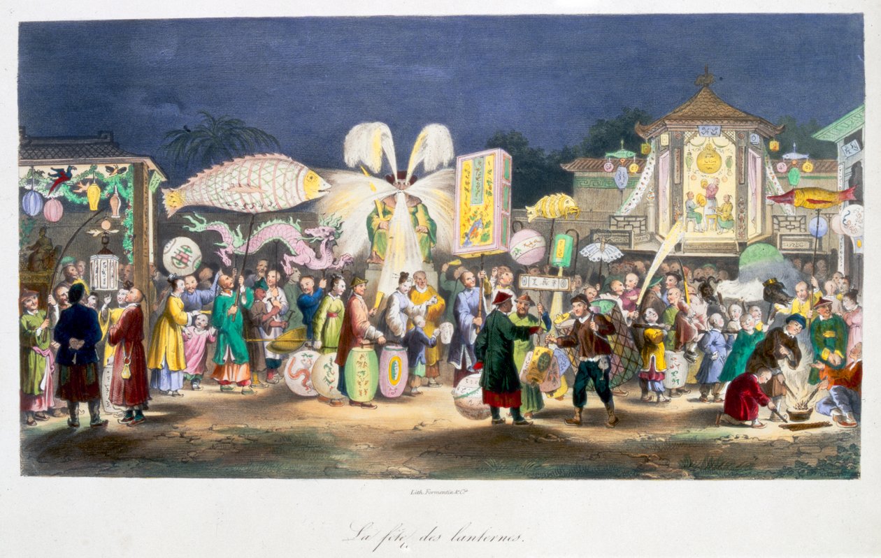 灯节，中国，1824-1827年 作者 不明