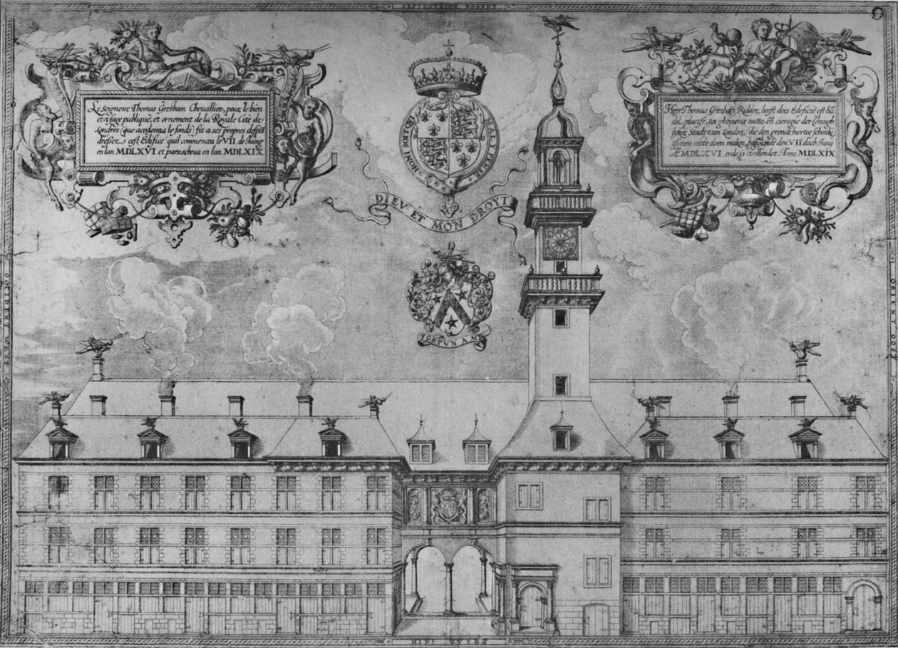 1569年（16世纪，1928年）进行了第一次皇家交换 作者 不明