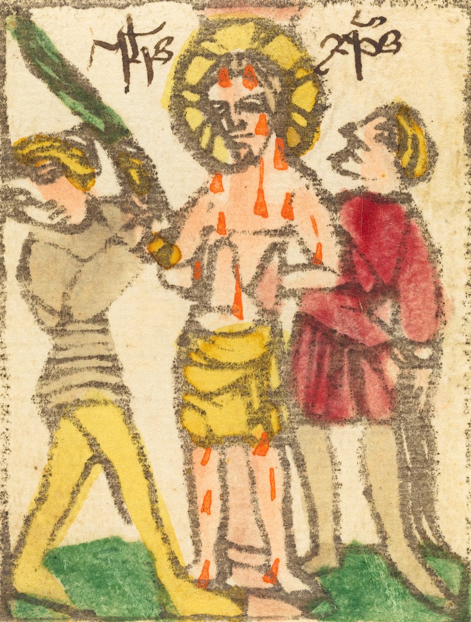 鞭刑，1425-1450。 作者 不明