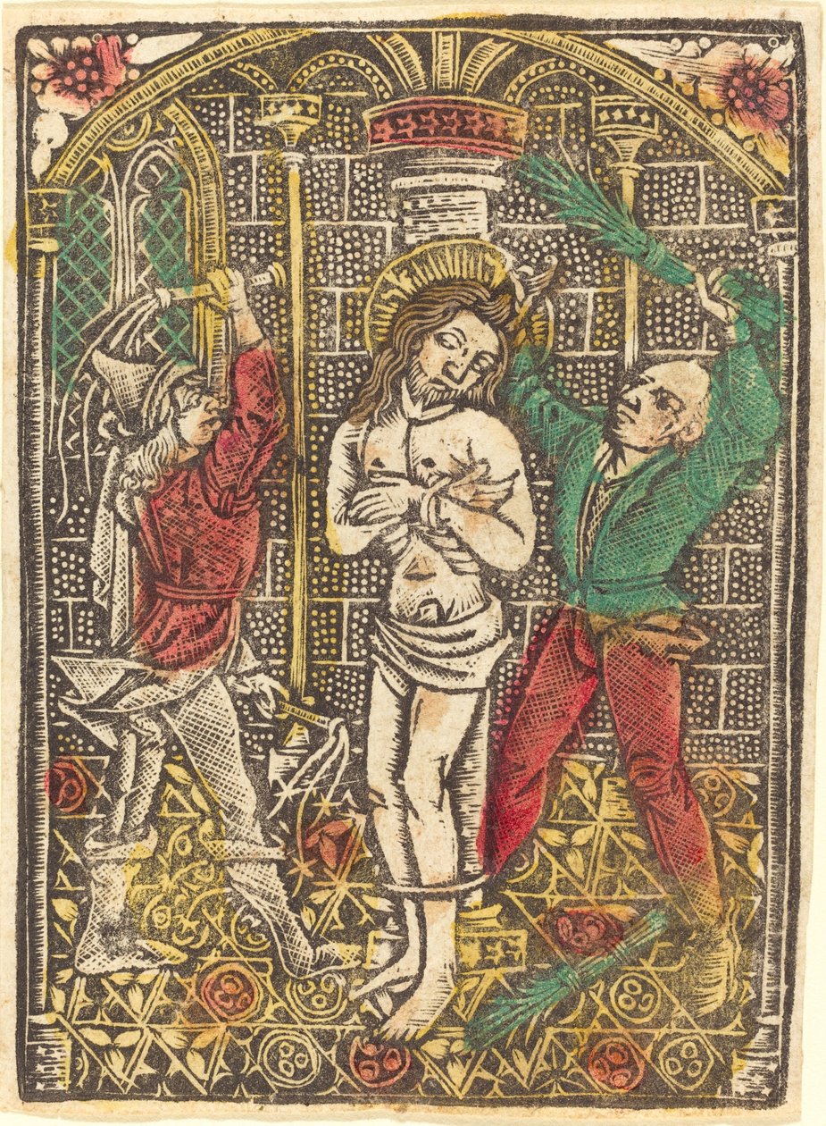 鞭刑》，约1480年。 作者 不明
