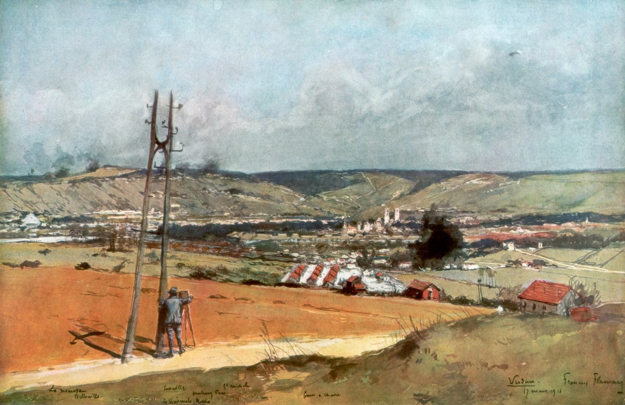 1916年3月19日，法国凡尔登，Chaume堡，1926年 作者 不明