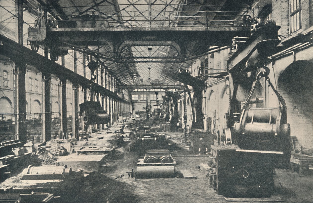斯温顿工厂的铸造厂，c1917 作者 不明