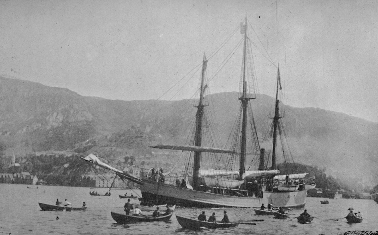 弗拉姆·离开山，1893年，1897年 作者 不明