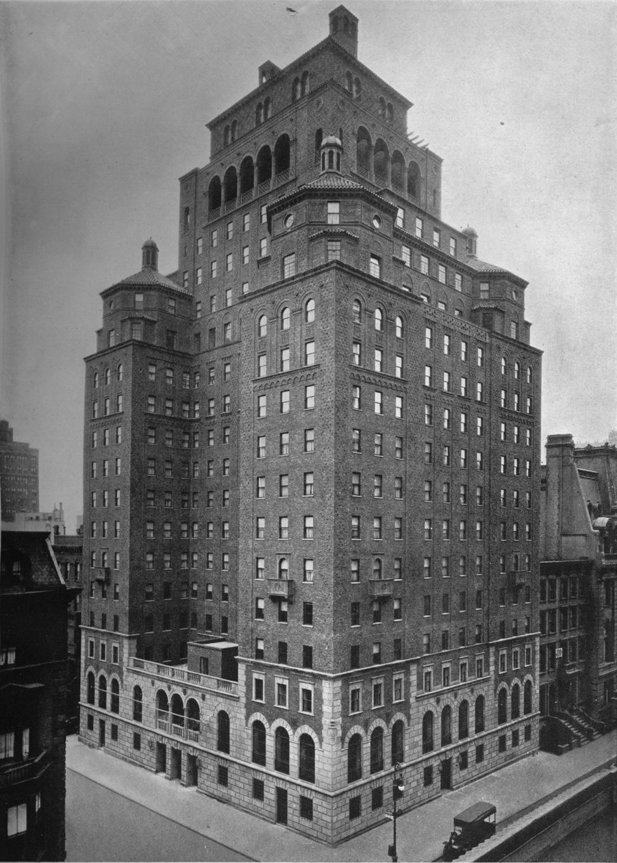 1924年，纽约市联谊会大楼 作者 不明