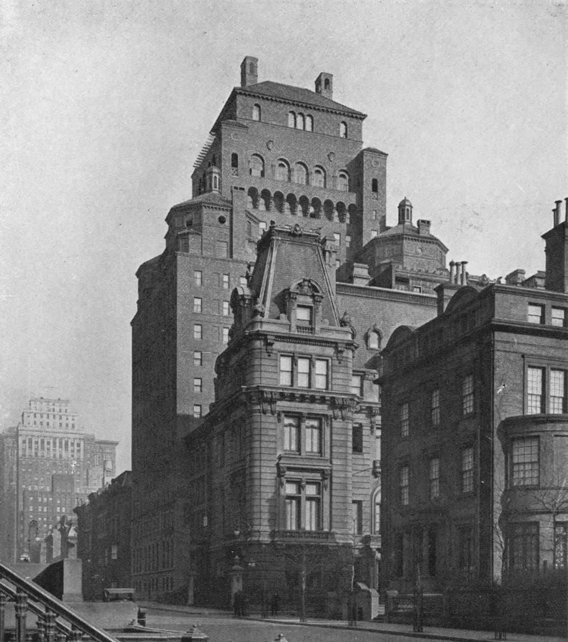 1924年，纽约市麦迪逊大道的博爱俱乐部大厦 作者 不明
