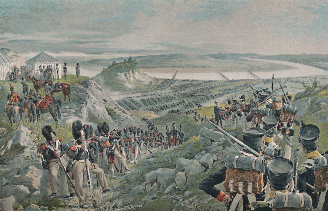 法国军队穿越聂门，1812年，1896年 作者 不明