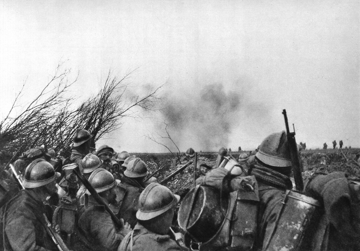 1916年2月25日，法国凡尔登杜奥蒙法国前线 作者 不明