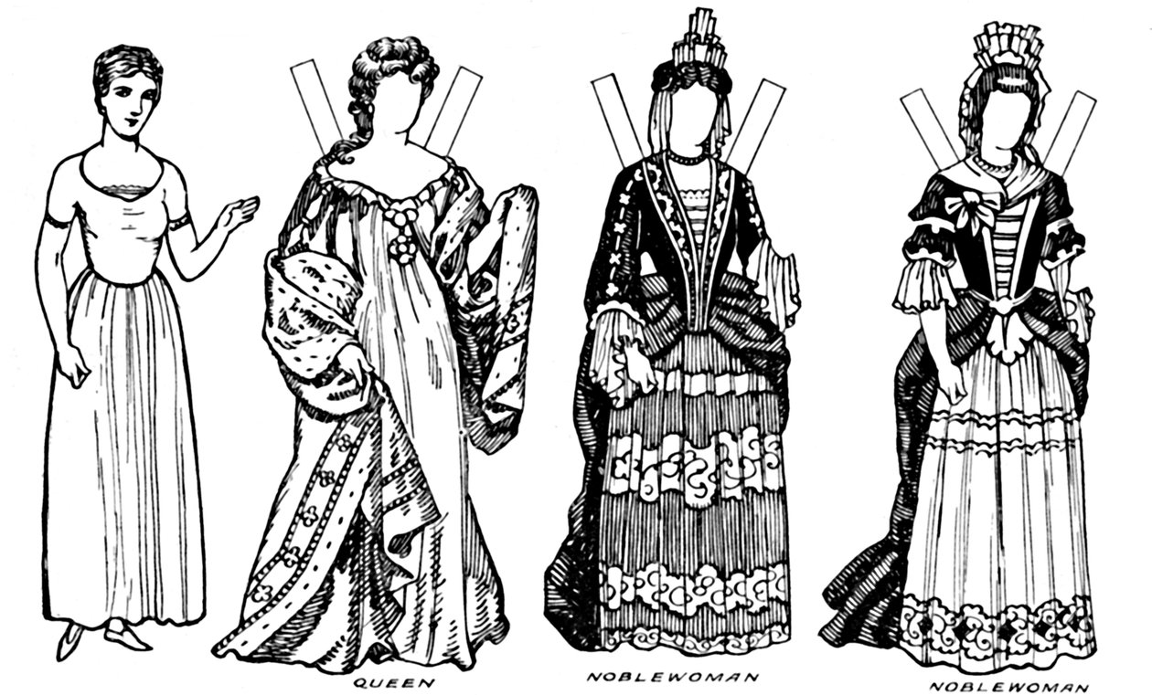 英国服装画廊：安娜斯·瑞恩（Annes Reign）穿的一些连衣裙，c1934 作者 不明