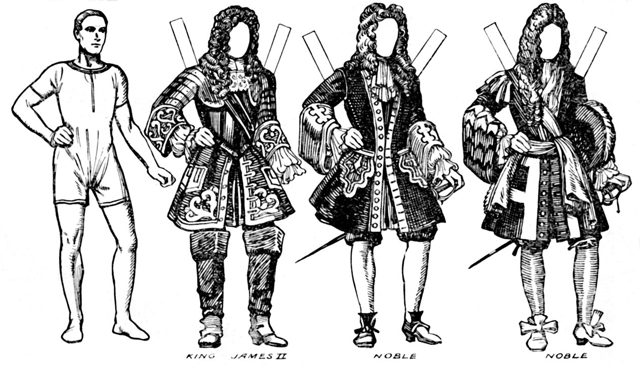 画廊英国服装：威廉三世时期穿着的某些服装，c1934年 作者 不明