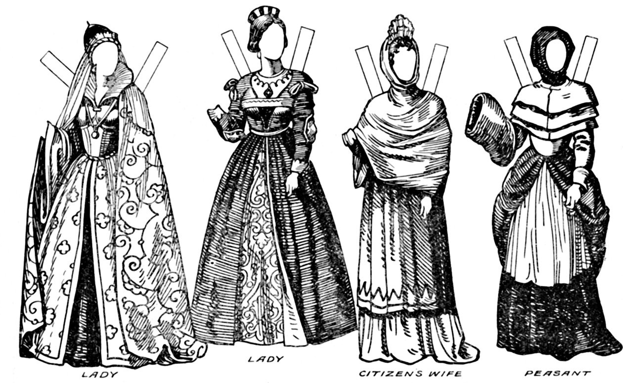 画廊英国服装：威廉三世时期穿着的某些服装，c1934年 作者 不明