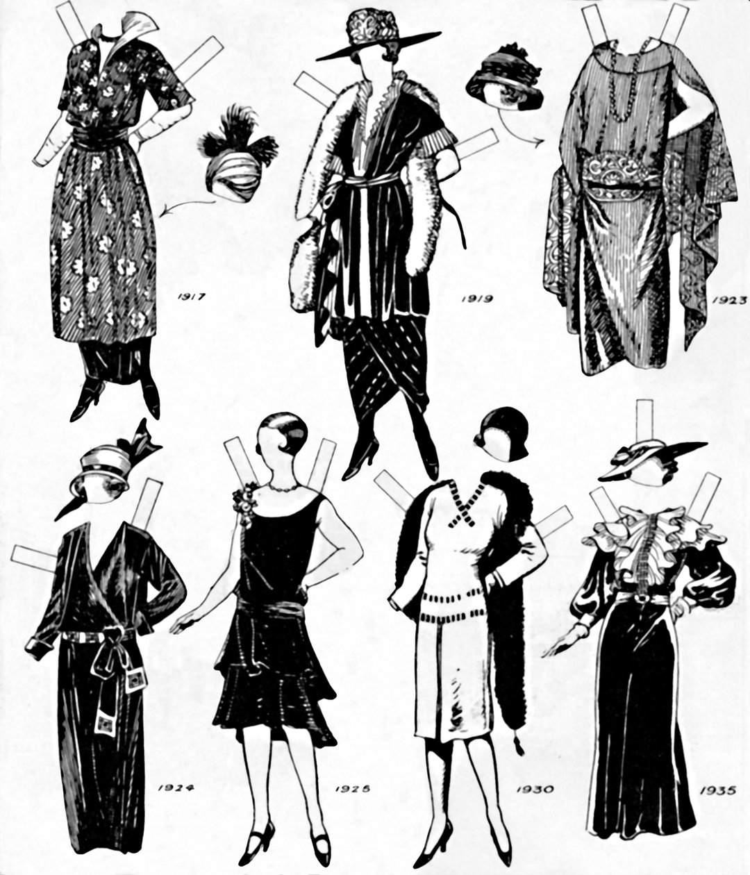 画廊历史服装：20世纪穿着的服装，c1934 作者 不明