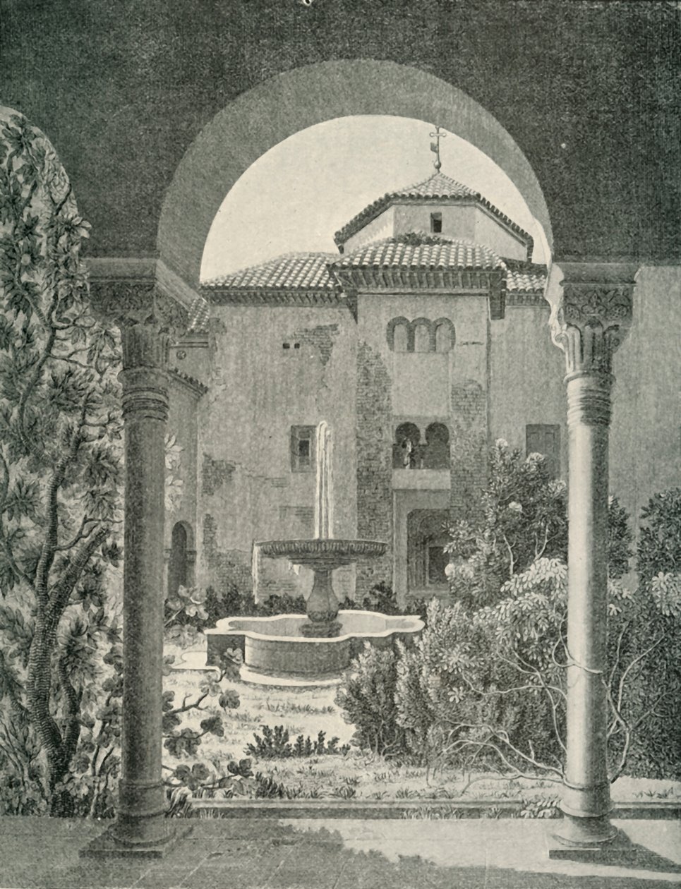 Lindaraja花园。，19世纪，1907年。 作者 不明