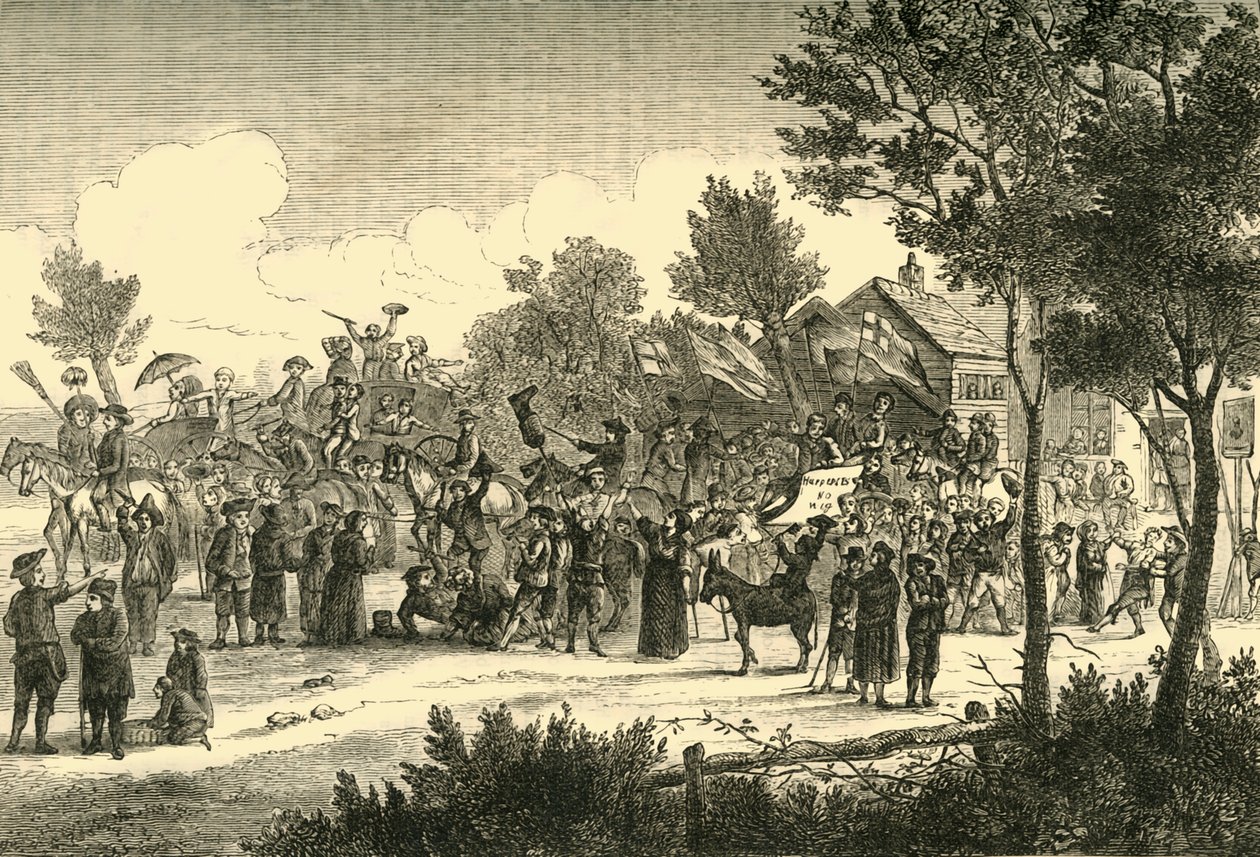 加拉特大选，c1878年。 作者 不明