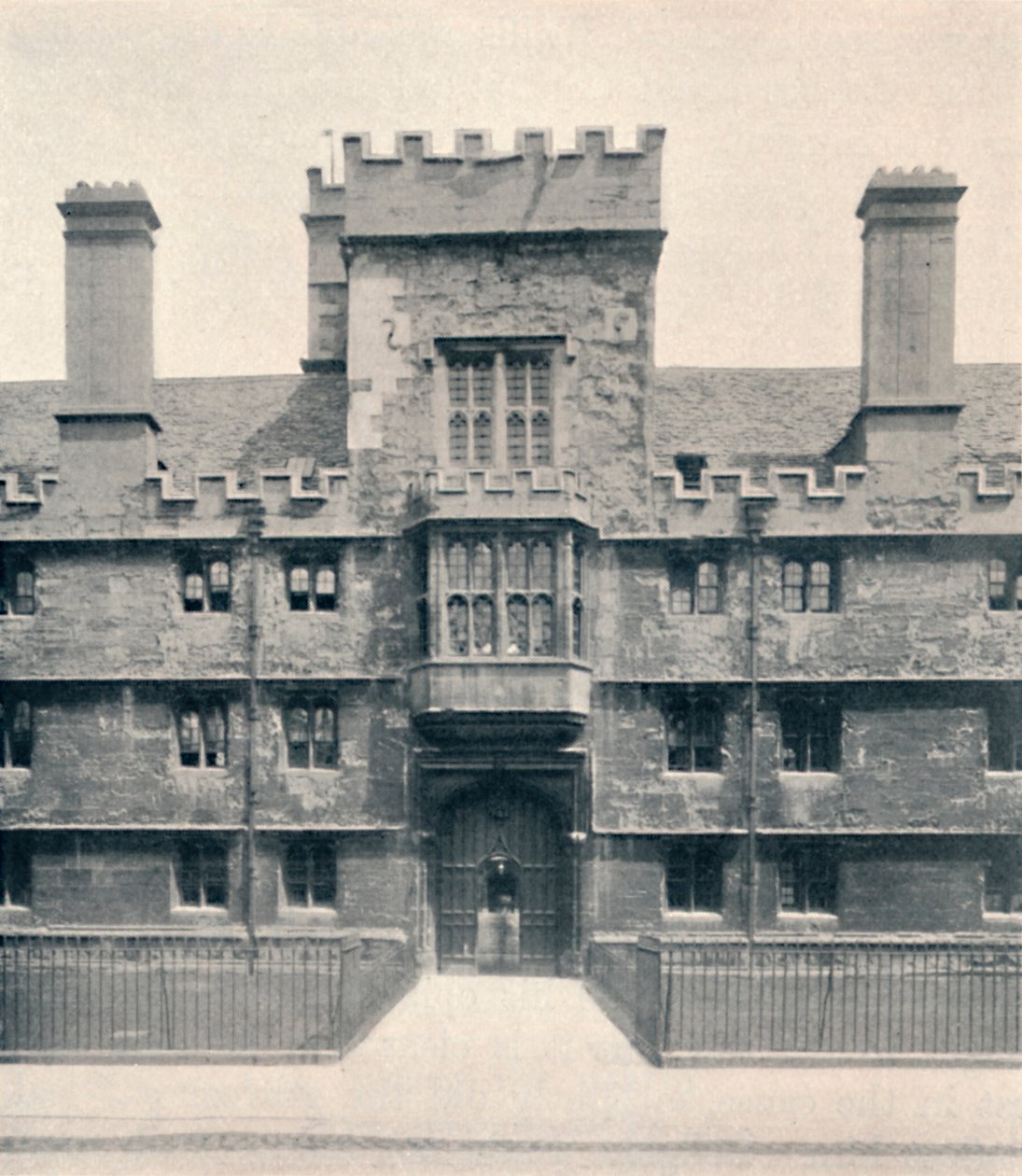 门户，瓦瑟姆学院，牛津，1903年 作者 不明