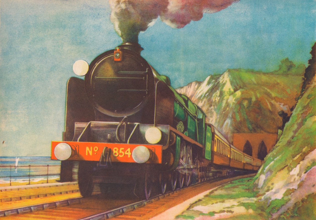 SR的金箭，离开多佛的莎士比亚悬崖，1940年 作者 不明