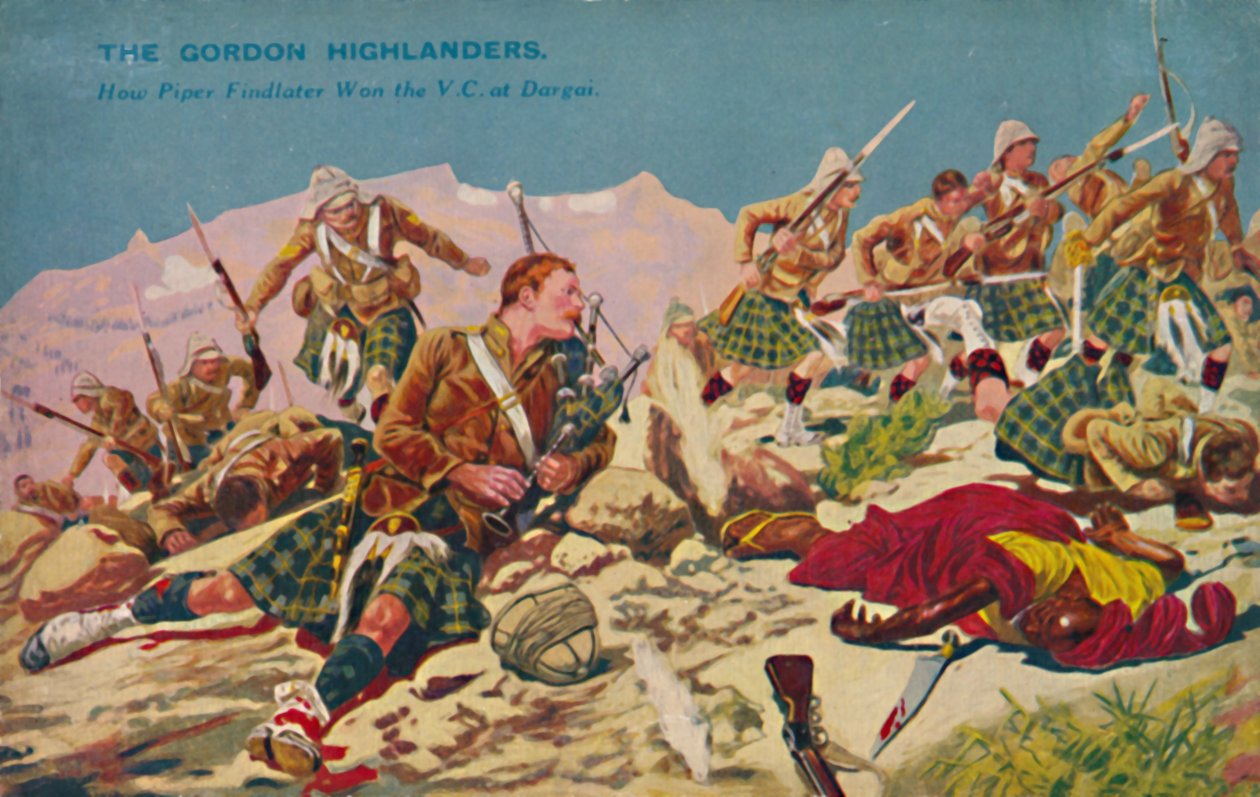 戈登高地人。 Piper Findlater如何在1897年于1939年在达加赢得风投。 作者 不明