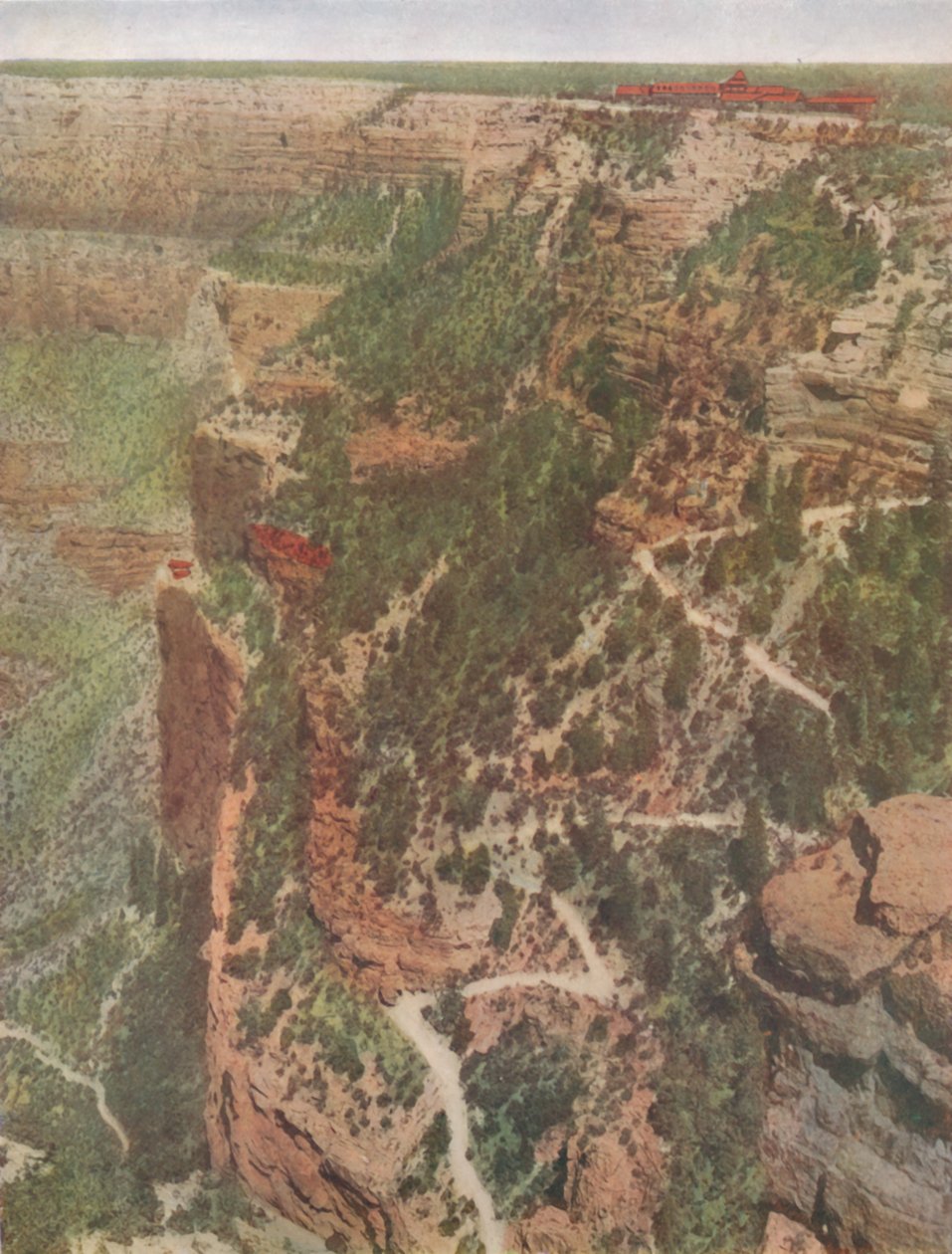 1914年，亚利桑那州大峡谷。 作者 不明