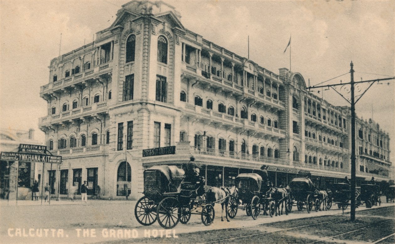 加尔各答大酒店，约1920年 作者 不明