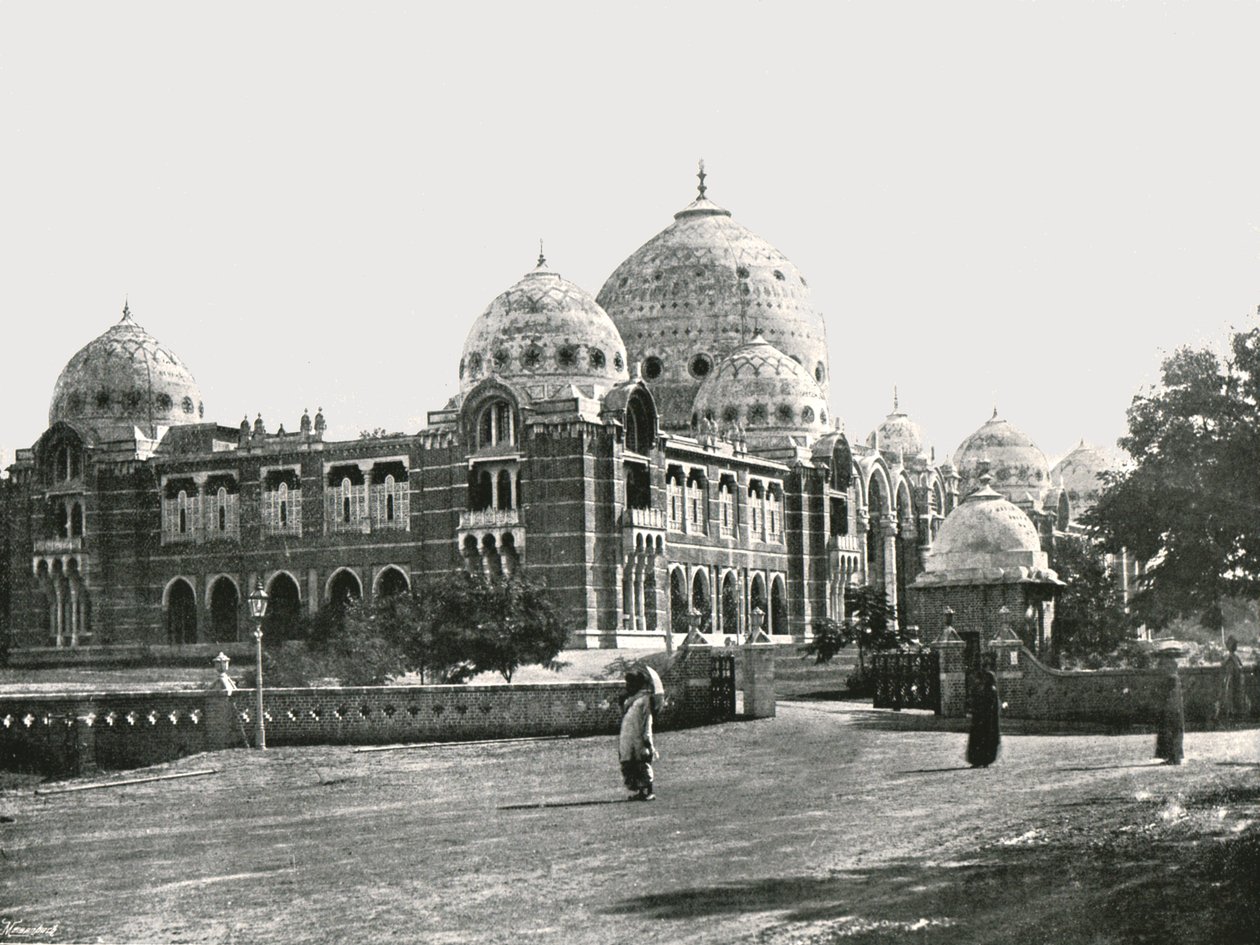伟大的学院，印度巴罗达，1895年。 作者 不明