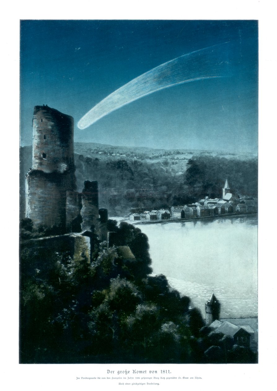 1900年的1811年大彗星 作者 不明