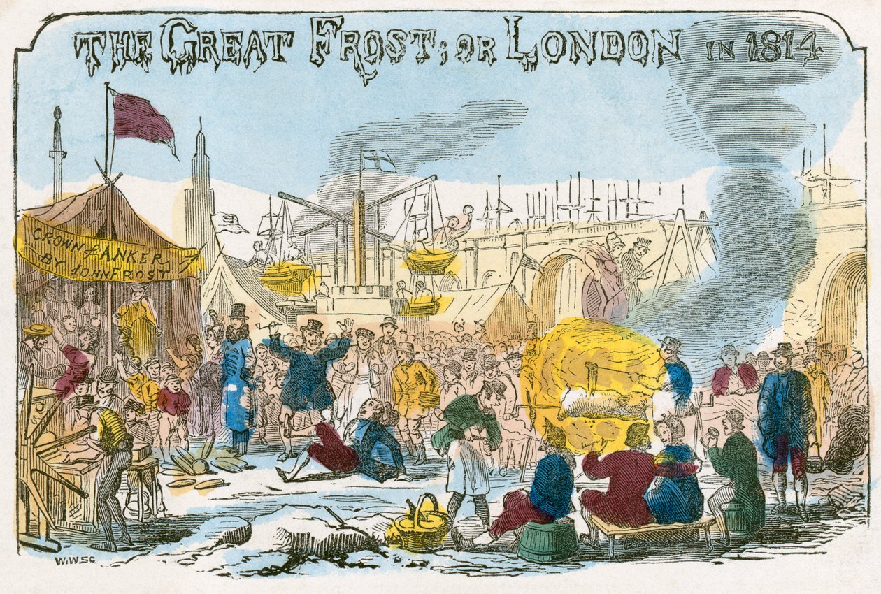 大霜冻，或1814年的伦敦》，1814年 作者 不明