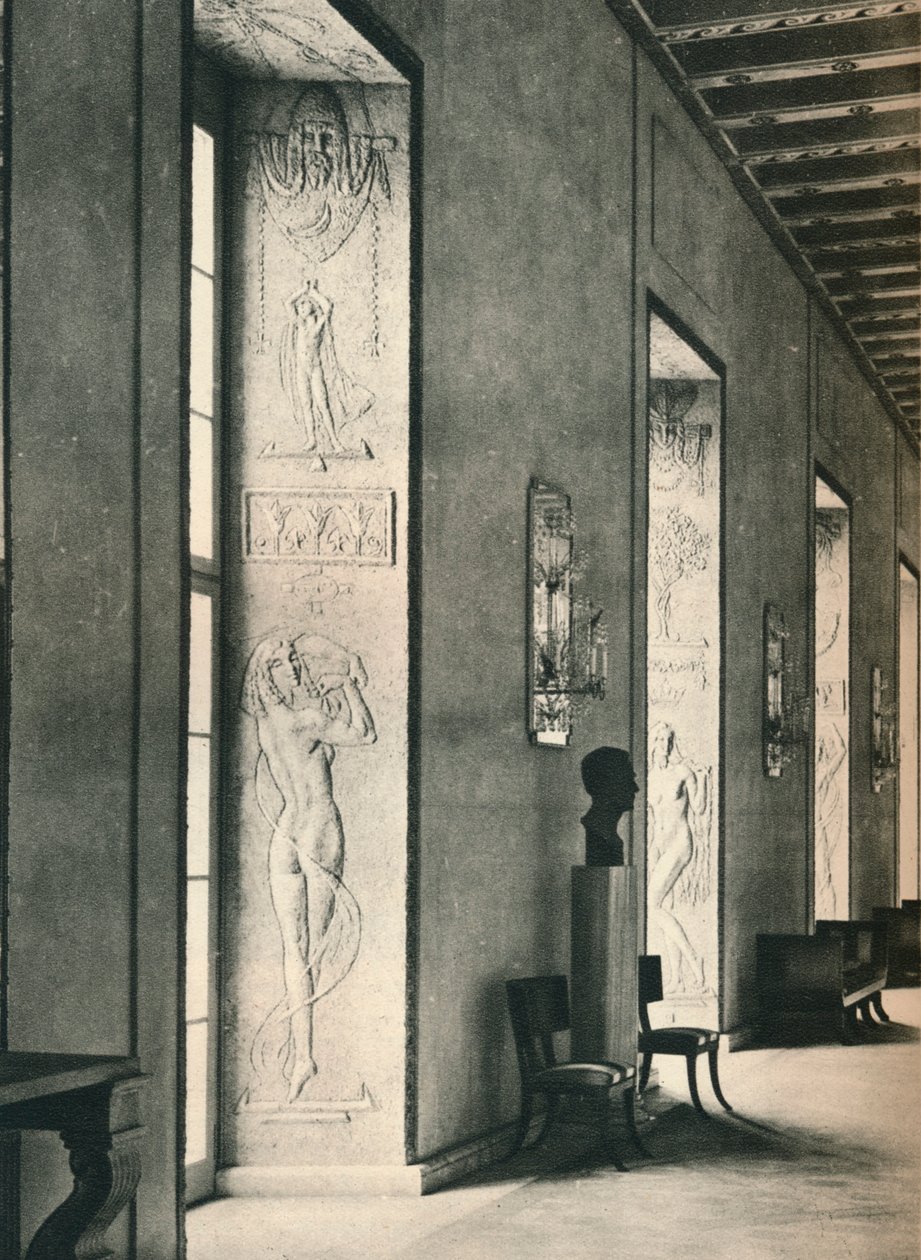 斯德哥尔摩市政厅大画廊，1925年 作者 不明