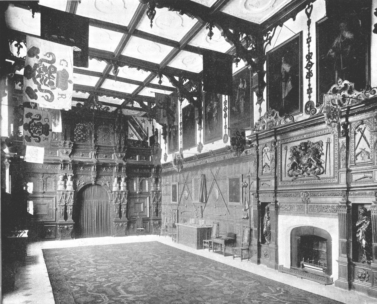 1894年，埃塞克斯郡藏红花奥德利恩德市政厅。 作者 不明