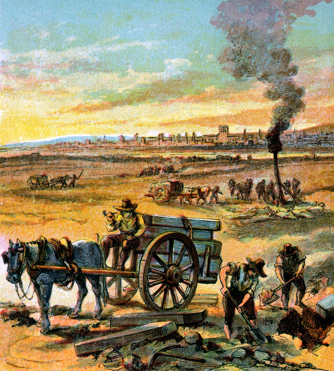 1665年的大瘟疫，c1850 作者 不明