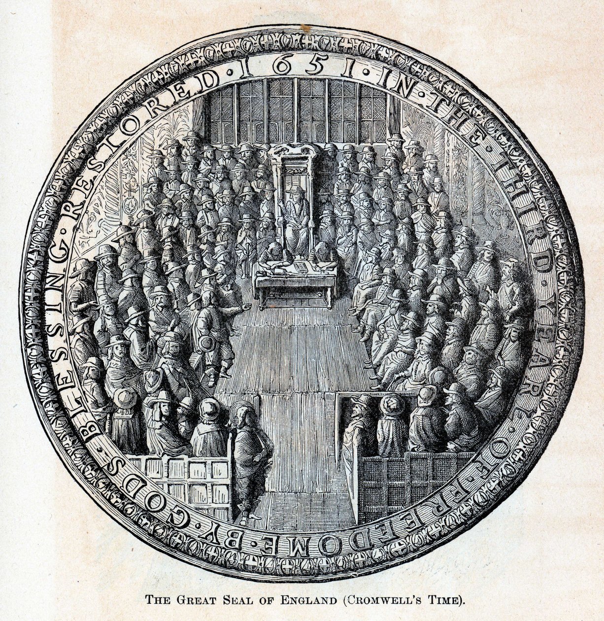英格兰大封印克伦威尔时间，1882年 作者 不明