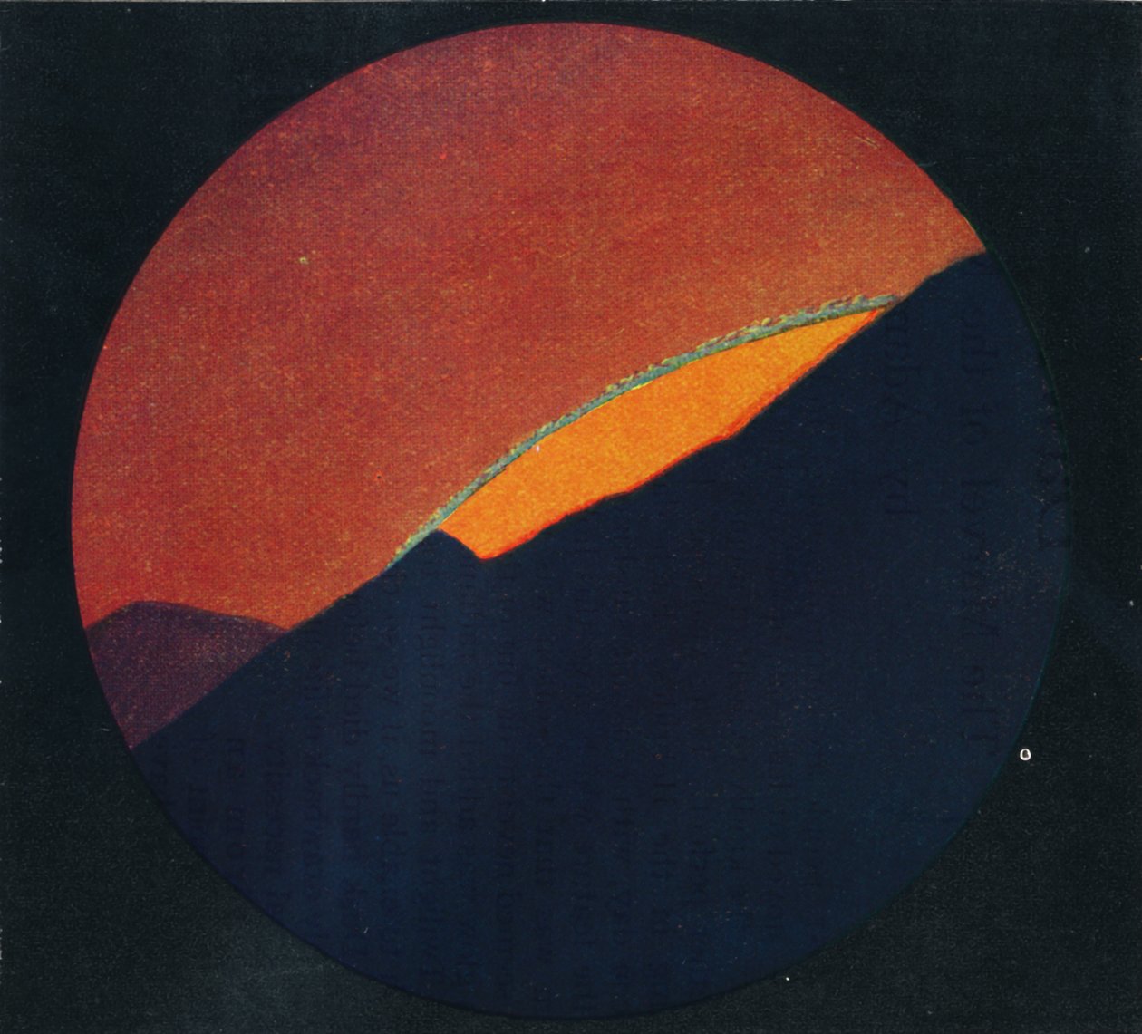 日落时的绿色闪光，大气折射出的夺目的棱镜色彩，c1935 作者 不明