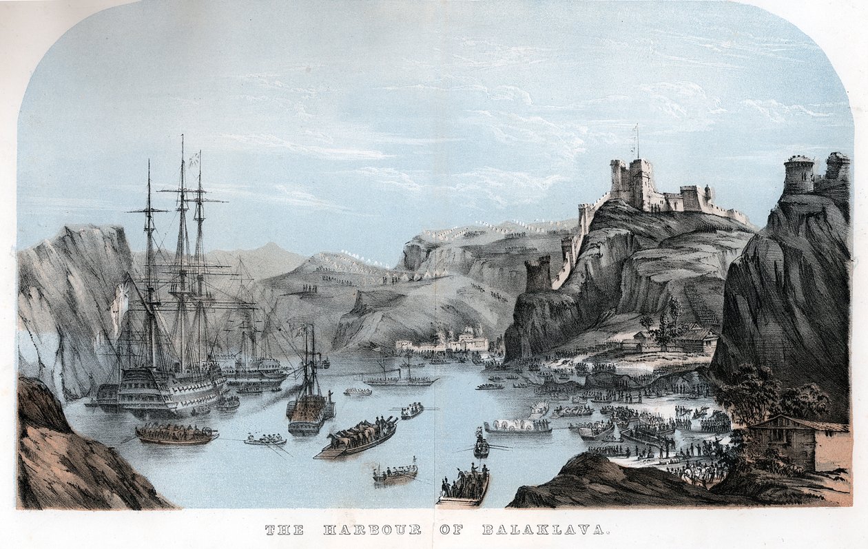 克里米亚战争，巴拉克拉瓦港口，c1854 c1860 作者 不明