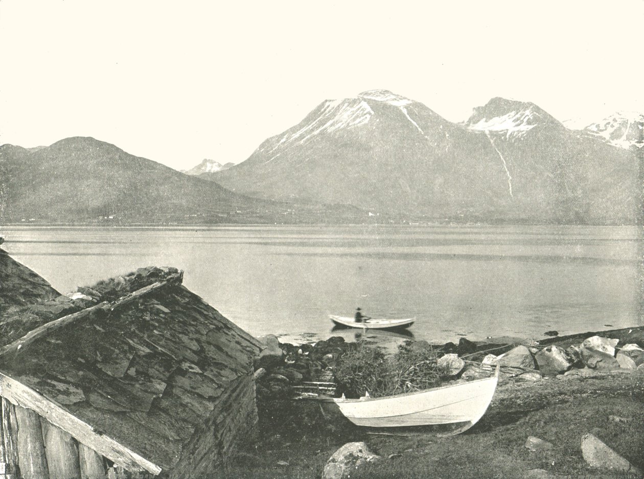 1895年，挪威罗森达尔的哈当厄尔峡湾。 作者 不明