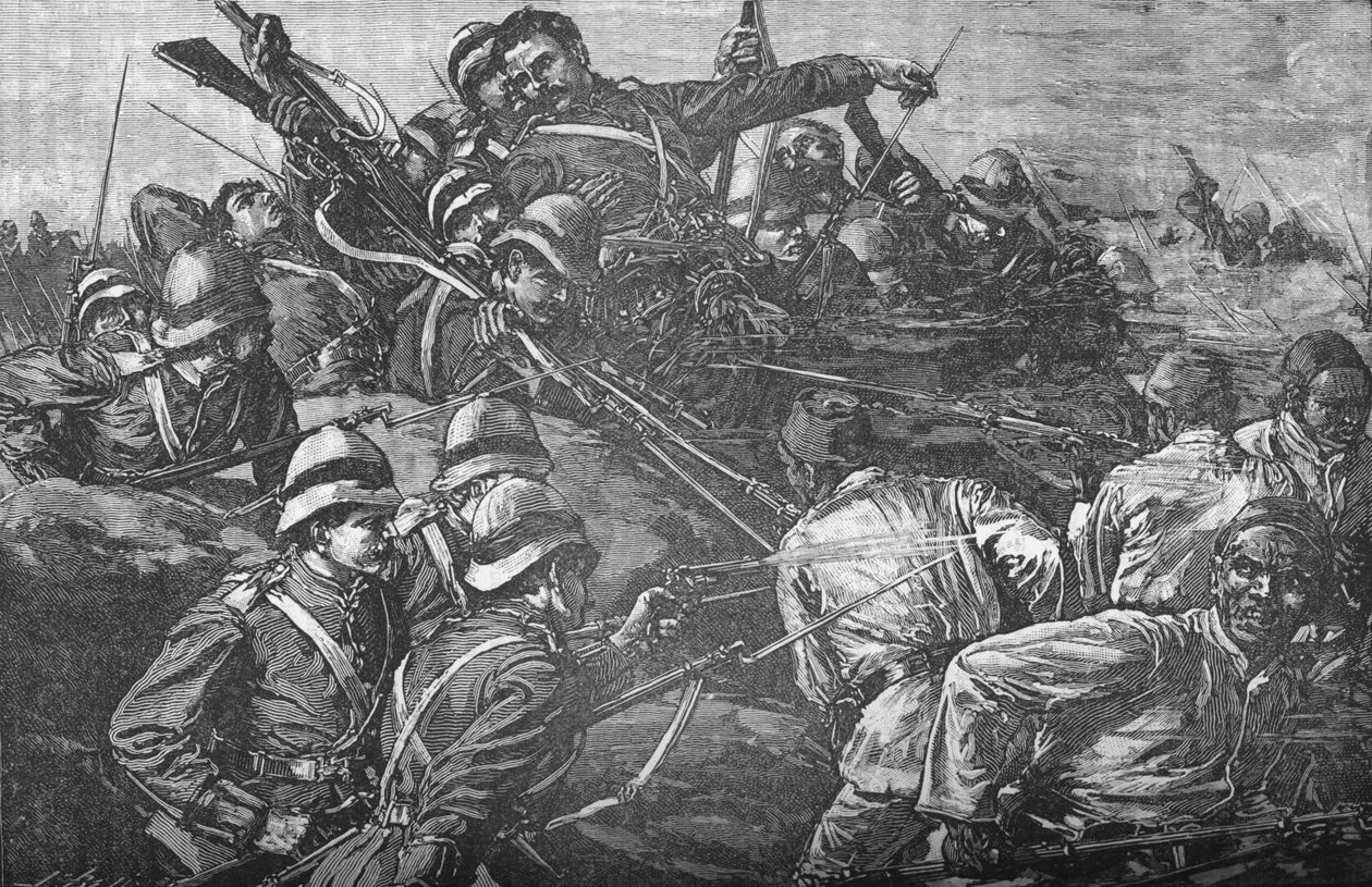 高地旅团在Tel-El-Kebir袭击战T，c1882 作者 不明
