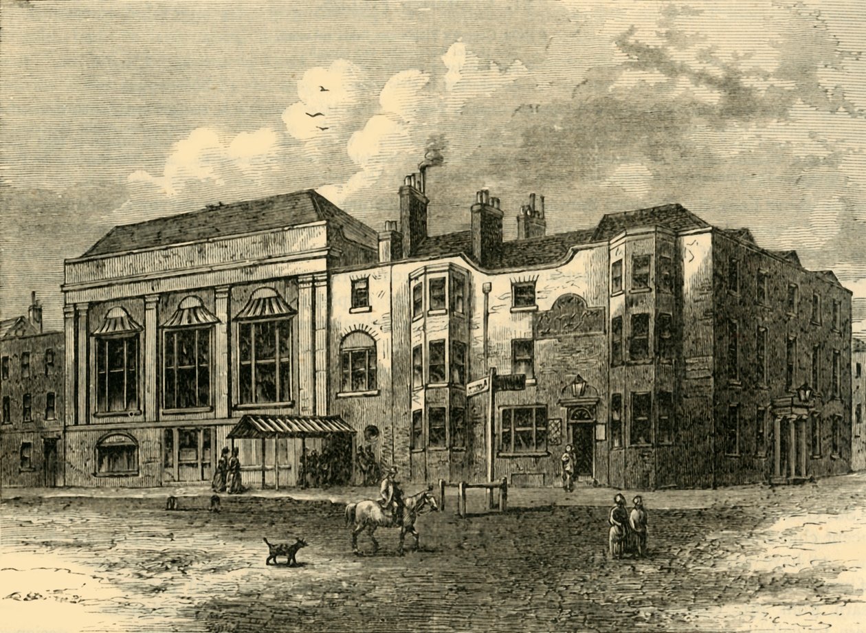 肯宁顿的霍恩斯酒馆，1820年，建于1878年。 作者 不明