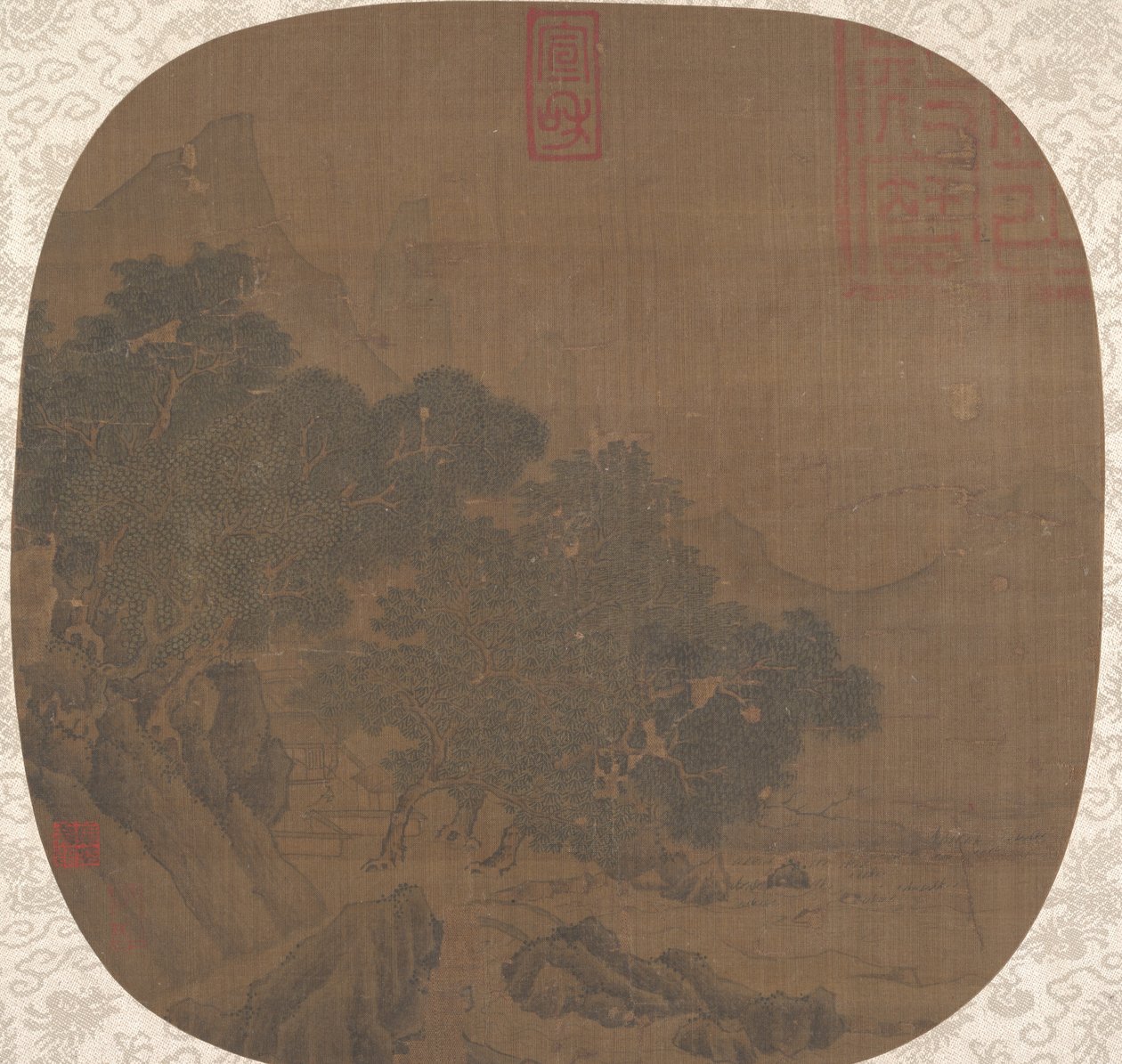 湖边的房子》。 作者 不明