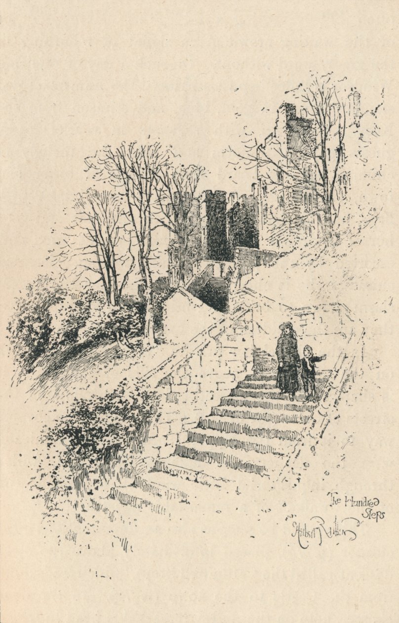 一百步，1895年 作者 不明
