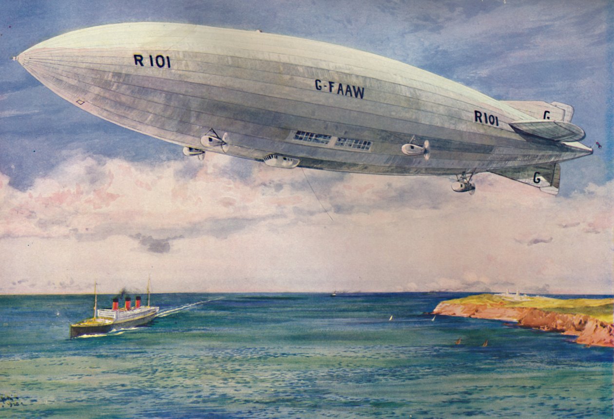 命运多R的R101，1927年 作者 不明